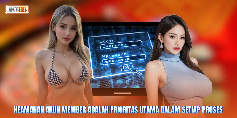 Keamanan akun member adalah prioritas utama dalam setiap proses