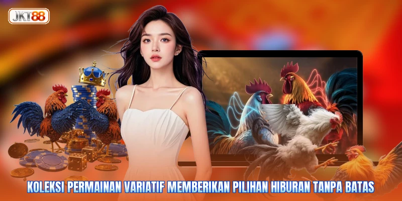 Koleksi permainan variatif memberikan pilihan hiburan tanpa batas