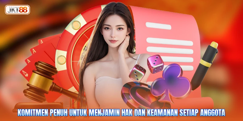 Komitmen penuh untuk menjamin hak dan keamanan setiap anggota