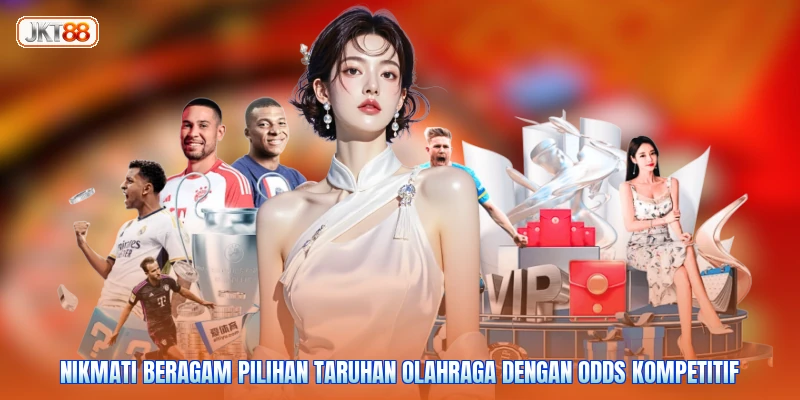 Nikmati beragam pilihan taruhan olahraga dengan odds kompetitif