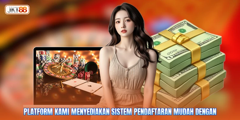 Platform kami menyediakan sistem pendaftaran mudah dengan