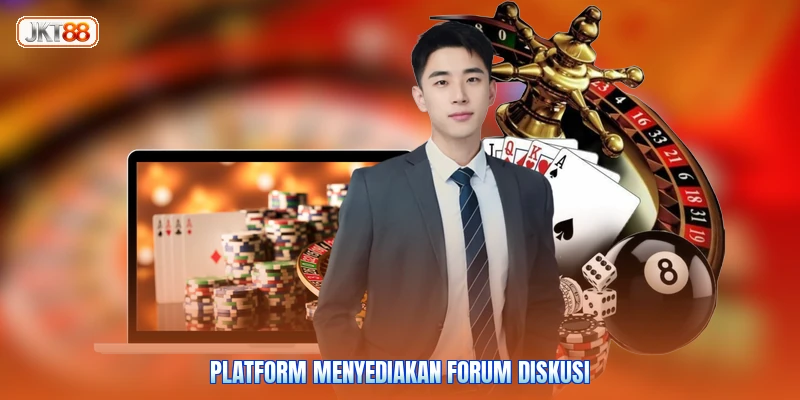 Platform menyediakan forum diskusi