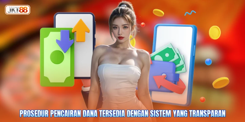 Prosedur pencairan dana tersedia dengan sistem yang transparan