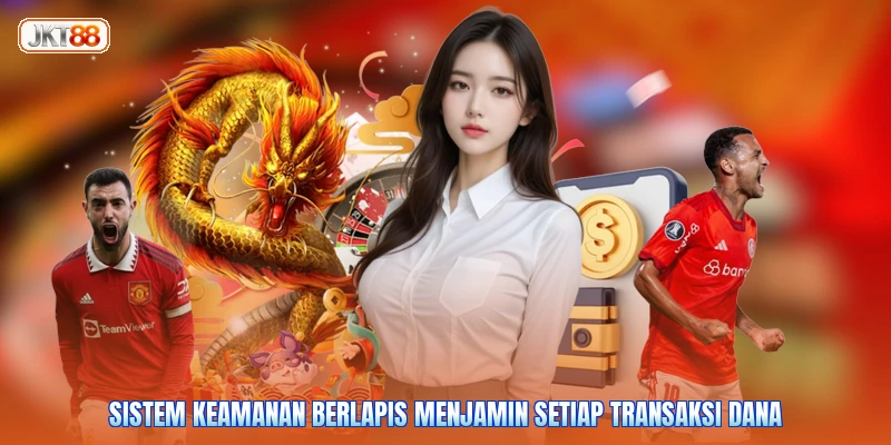 Sistem keamanan berlapis menjamin setiap transaksi dana