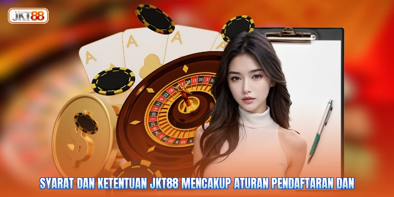 Syarat dan ketentuan JKT88 mencakup aturan pendaftaran dan