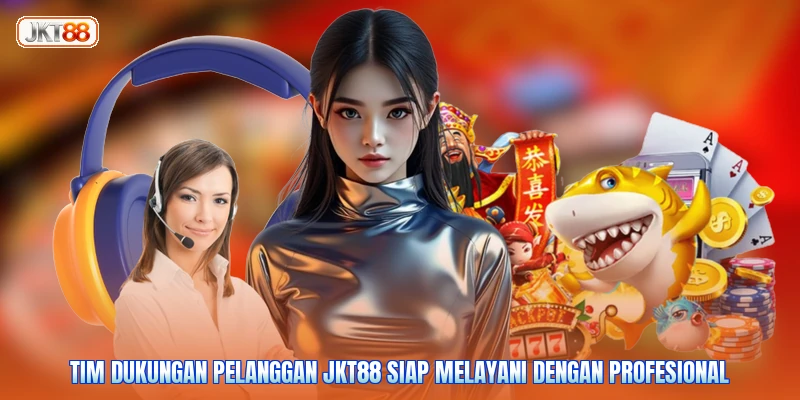 Tim dukungan pelanggan JKT88 siap melayani dengan profesional