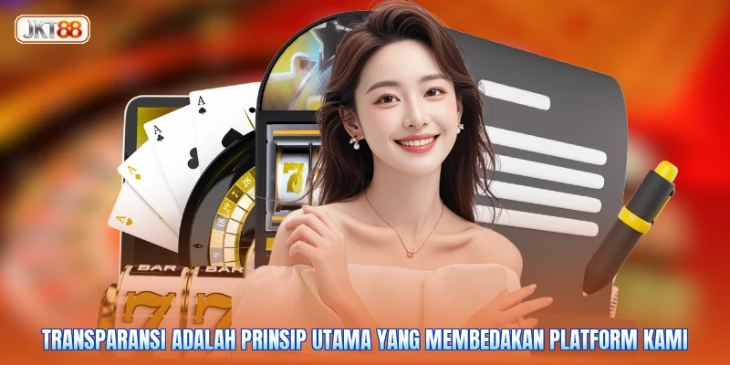Transparansi adalah prinsip utama yang membedakan platform kami